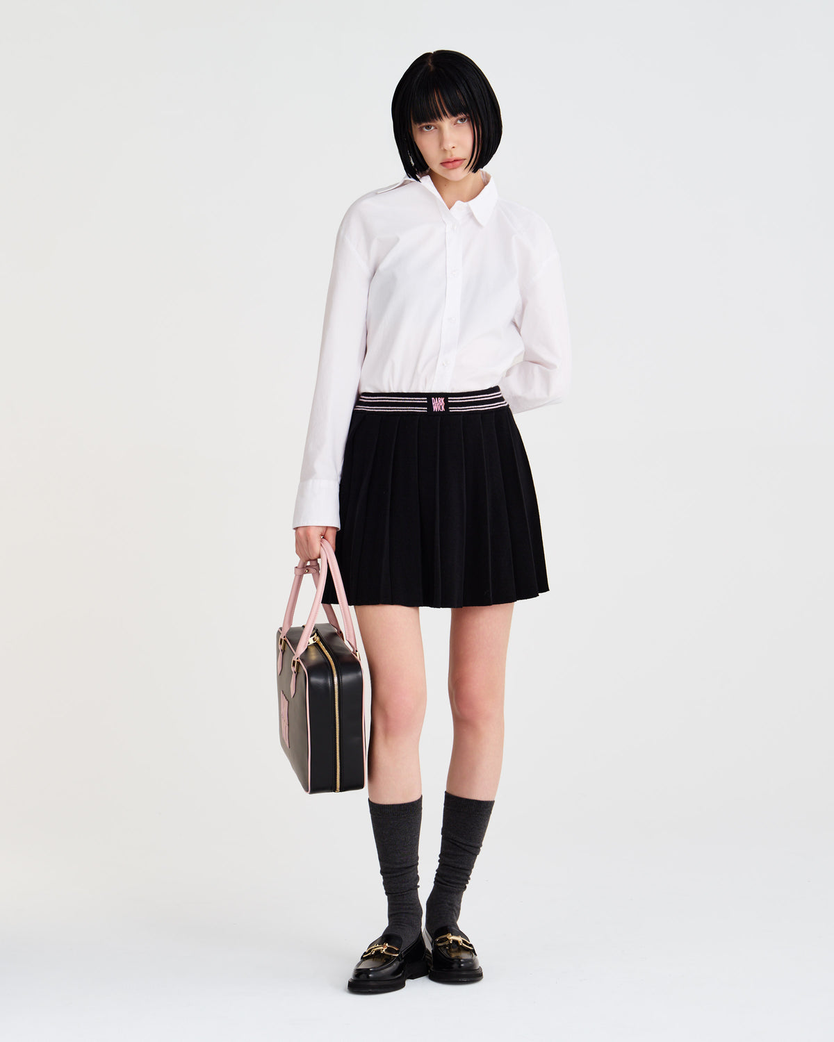 Pleated Knit Skirt TD x DB VY1