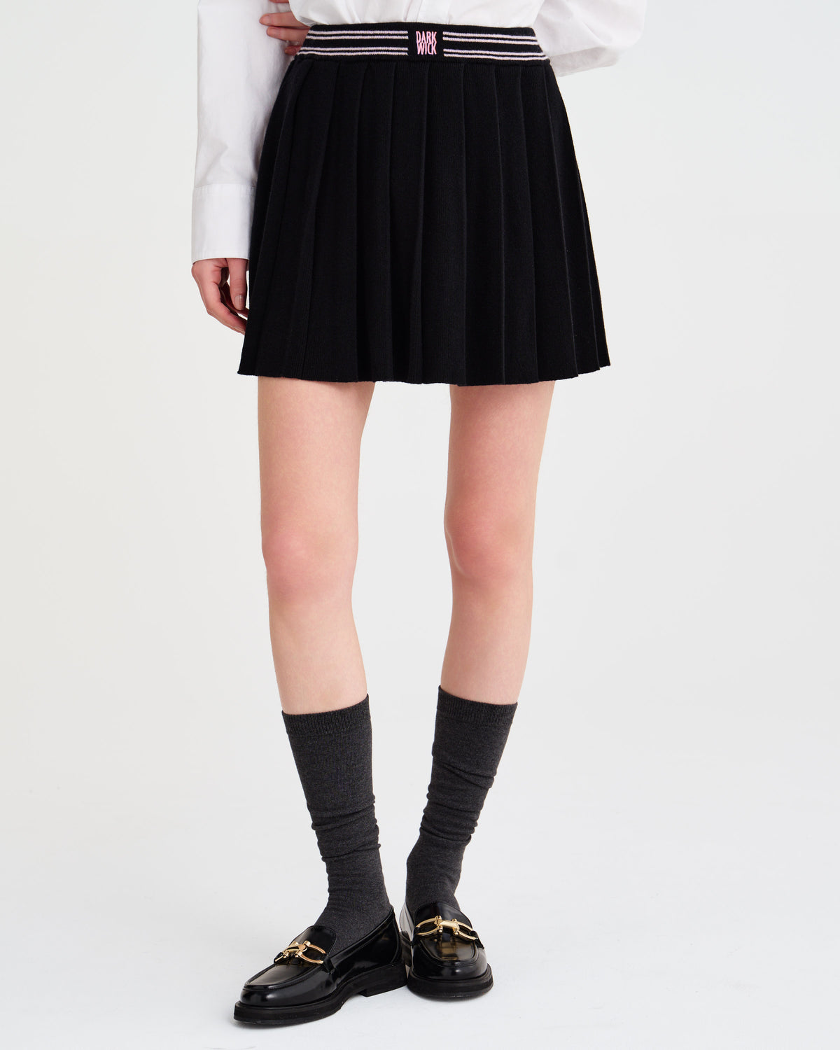 Pleated Knit Skirt TD x DB VY1