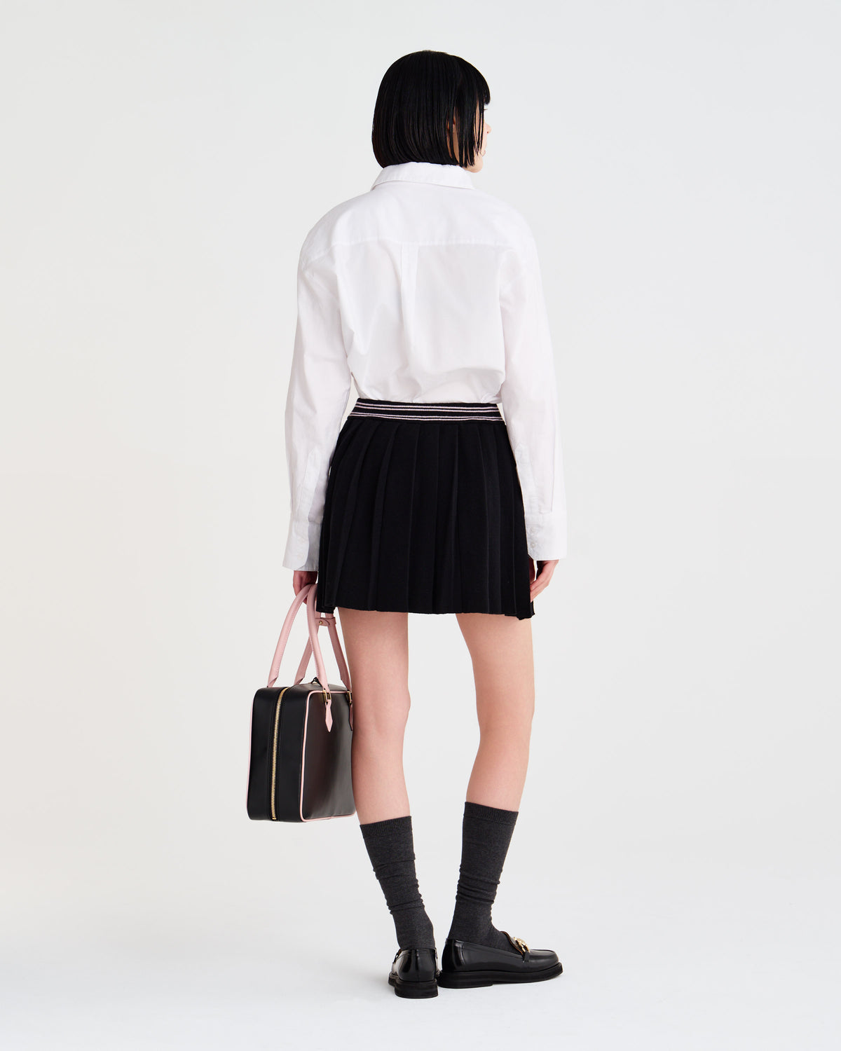 Pleated Knit Skirt TD x DB VY1