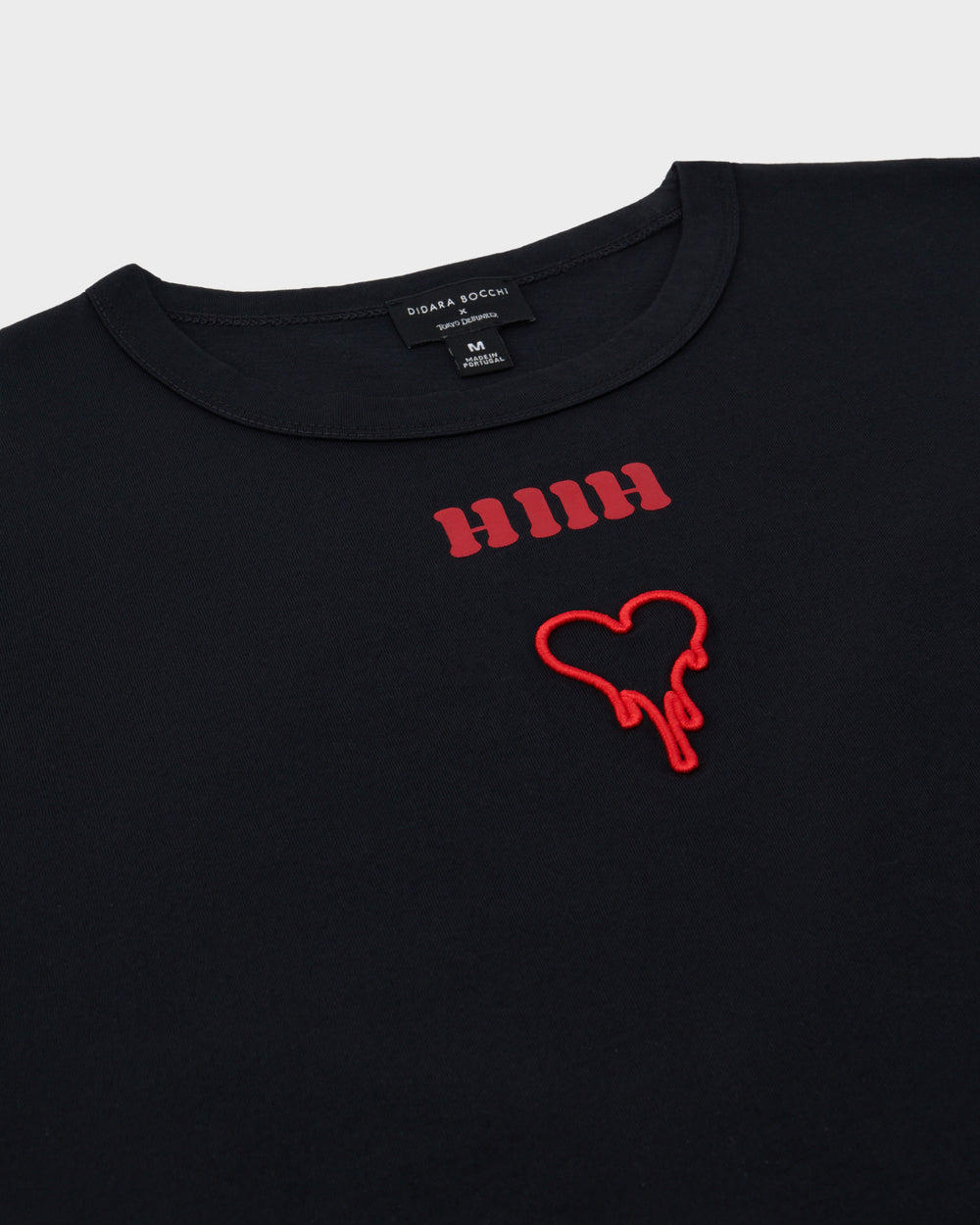 エンブロイダリーコットンTシャツTD × DB HH1