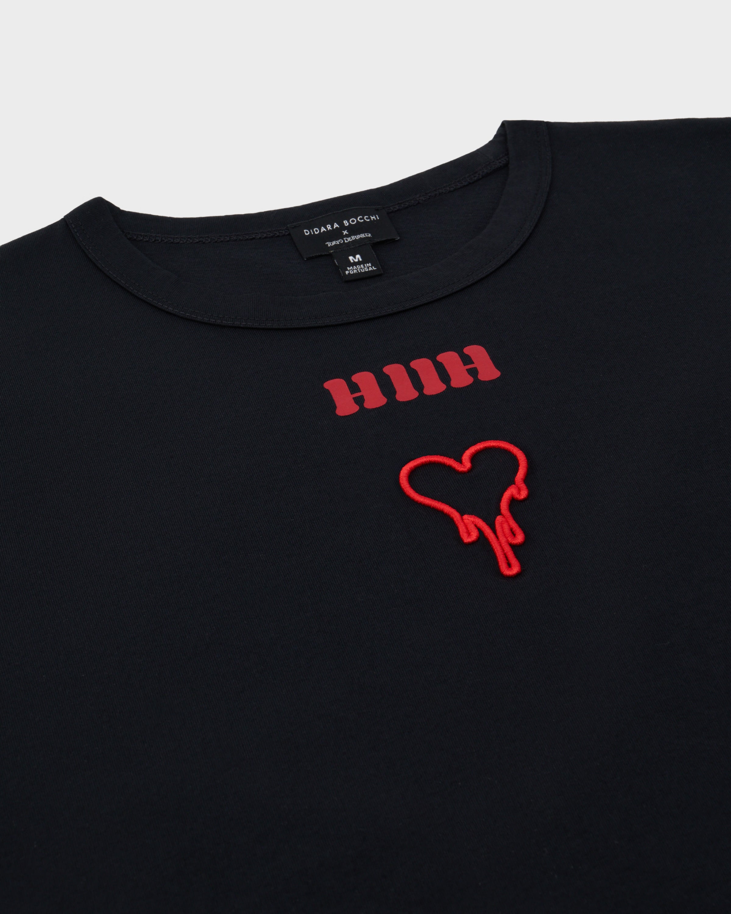 エンブロイダリーコットンTシャツTD × DB HH1