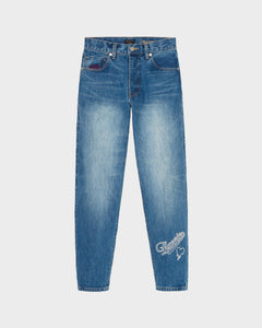 エンブロイダリーデニムパンツTD × DB HH1