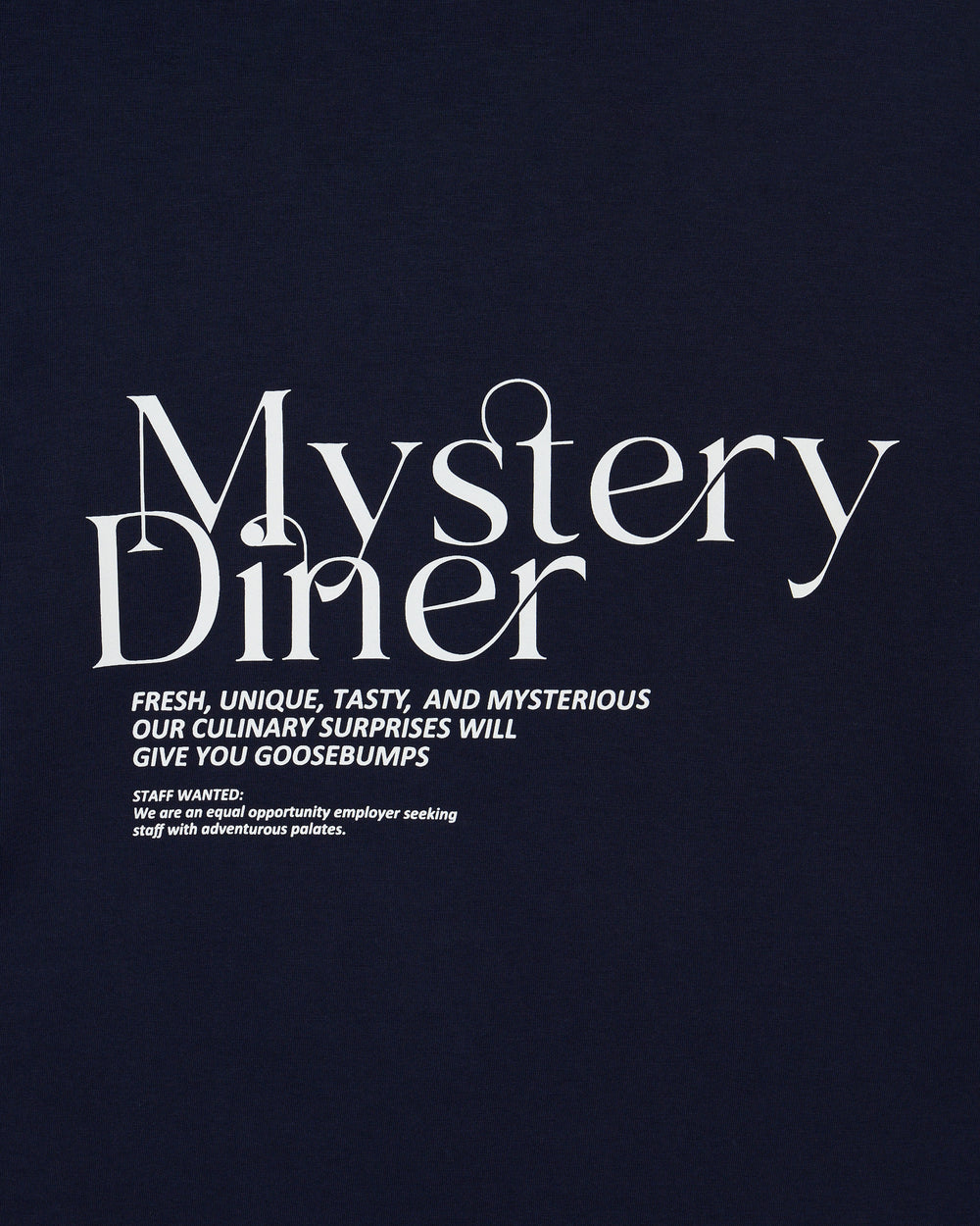 レタリングコットンTシャツTD × DB MD1